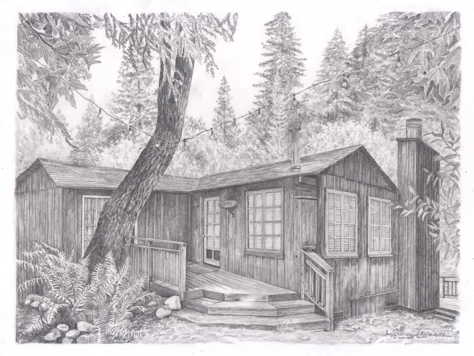 pencil drawings of cabins howtohostavirtualpostersession